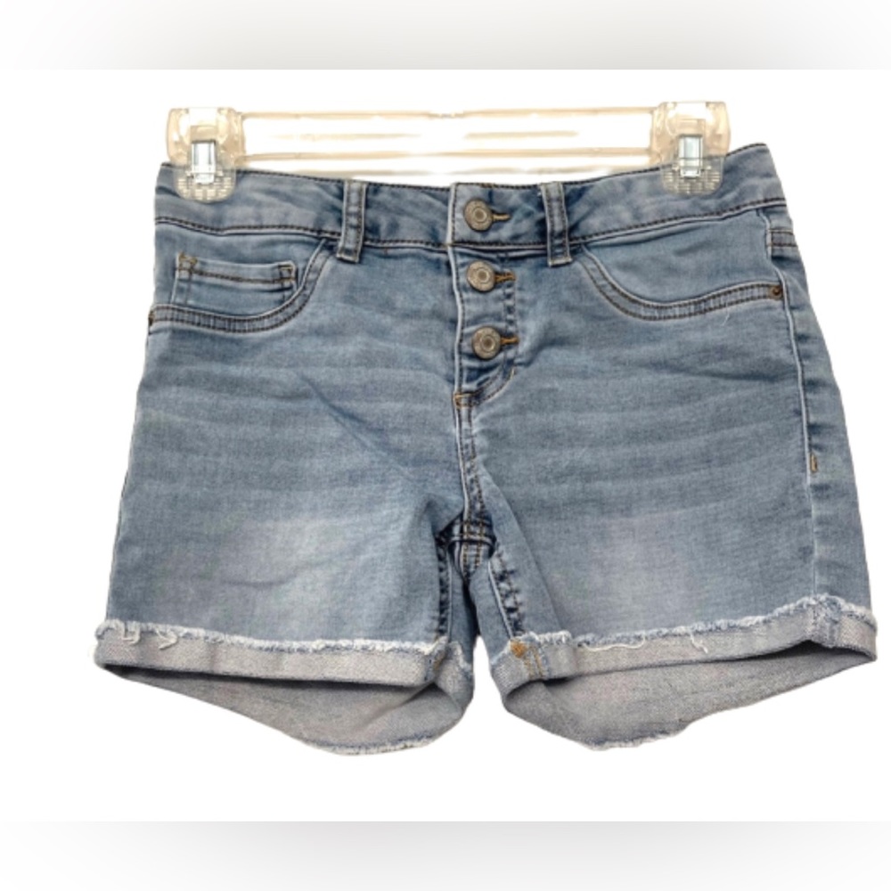 Hippie Girl Girls Size 12 Button Fly Jean Shorts
